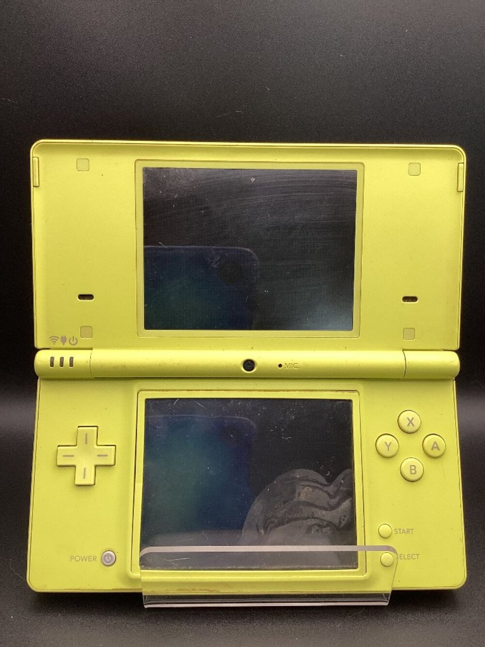Nintendo DSi TWL-001 Lime Green Japan Console Parts Repair Liquid Damage AS-IS!!